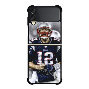 TOM BRADY NEW ENGLAND PATRIOTS NFL Samsung Galaxy Z FLip 3 5G Case Cover