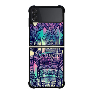 TRIBAL AZTEC ELEPHANT Samsung Galaxy Z FLip 3 5G Case Cover