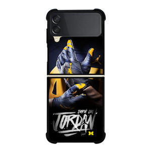 UNIVERSITY OF MICHIGAN AIR JORDAN Samsung Galaxy Z FLip 3 5G Case Cover