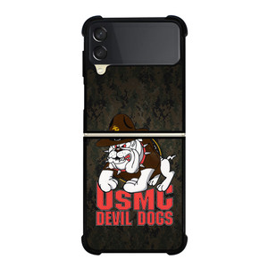 USMC MARINE DEVIL DOGS Samsung Galaxy Z FLip 3 5G Case Cover