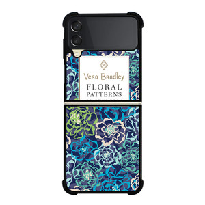 VERA BRADLEY VB FLORAL PATTERNS CB Samsung Galaxy Z FLip 3 5G Case Cover VERA BRADLEY VB FLORAL PATTERNS CB Samsung Galaxy Z FLip 3 5G Case Cover