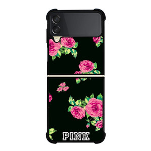 VICTORIA'S SECRET FLORAL PINK Samsung Galaxy Z FLip 3 5G Case Cover VICTORIA'S SECRET FLORAL PINK Samsung Galaxy Z FLip 3 5G Case Cover
