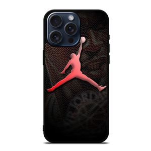 AIR JORDAN LOGO LEATHER iPhone 15 Pro Max Case