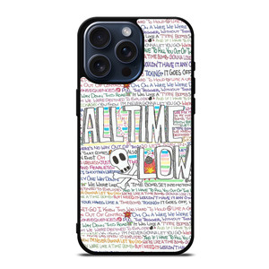 ALL TIME LOW WRITTING iPhone 15 Pro Max Case ALL TIME LOW WRITTING iPhone 15 Pro Max Case