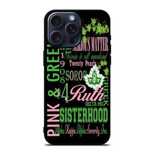 Alpha Kappa Alpha iPhone 15 Pro Max Case
