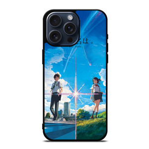 ANIME KIMI NO NAMAE WA YOUR NAME MOVIE MIRROR iPhone 15 Pro Max Case
