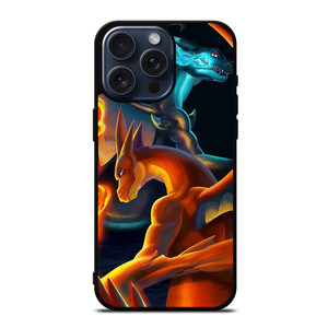 ANIME POKEMON CHARIZARD MEGA EVOLUTION iPhone 15 Pro Max Case