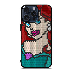 ARIEL LITTLE MERMAID DISNEY MOZAIC iPhone 15 Pro Max Case ARIEL LITTLE MERMAID DISNEY MOZAIC iPhone 15 Pro Max Case