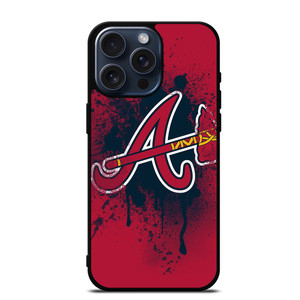 ATLANTA BRAVES MLB LOGO ICON iPhone 15 Pro Max Case ATLANTA BRAVES MLB LOGO ICON iPhone 15 Pro Max Case