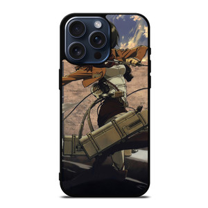 ATTACK ON TITAN MIKASA ACKERMAN iPhone 15 Pro Max Case ATTACK ON TITAN MIKASA ACKERMAN iPhone 15 Pro Max Case