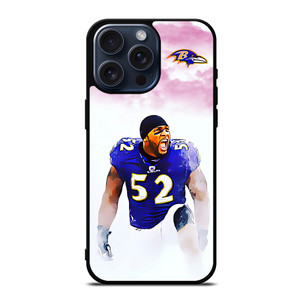 BALTIMORE RAVENS RAY LEWIS 52 iPhone 15 Pro Max Case BALTIMORE RAVENS RAY LEWIS 52 iPhone 15 Pro Max Case