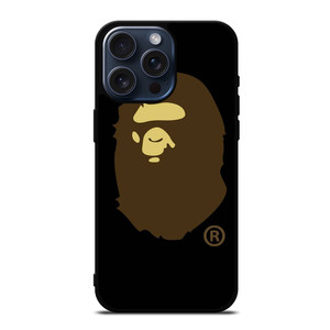 BAPE LOGO BROWN iPhone 15 Pro Max Case