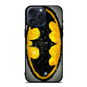 Batman Logo Black Yellow 2 iPhone 15 Pro Max Case Batman Logo Black Yellow 2 iPhone 15 Pro Max Case