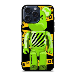 BEARBRICK X OFF WHITE iPhone 15 Pro Max Case BEARBRICK X OFF WHITE iPhone 15 Pro Max Case