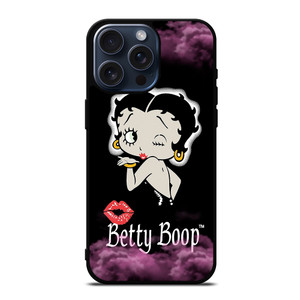 BETTY BOOP KISS CARTOON iPhone 15 Pro Max Case BETTY BOOP KISS CARTOON iPhone 15 Pro Max Case