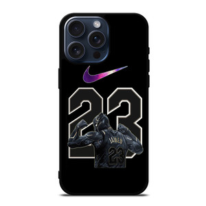 BLACK PANTHER LEBRON JAMES 23 iPhone 15 Pro Max Case