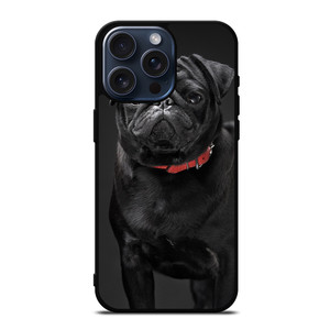 BLACK PUG iPhone 15 Pro Max Case