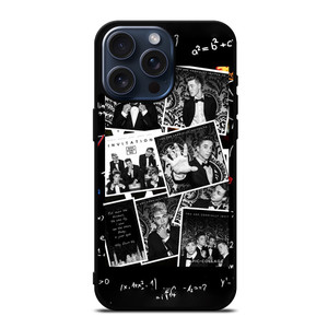 BLACK WHITE WHY DON'T WE iPhone 15 Pro Max Case BLACK WHITE WHY DON'T WE iPhone 15 Pro Max Case
