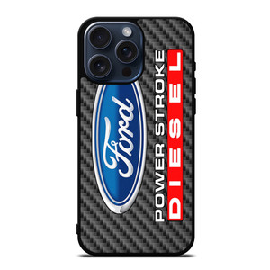 CARBON ORD POWERSTROKE DIESEL LOGO iPhone 15 Pro Max Case