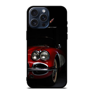 CHEVROLET CHORVETTE 1957 SPEEDFUILIE iPhone 15 Pro Max Case CHEVROLET CHORVETTE 1957 SPEEDFUILIE iPhone 15 Pro Max Case