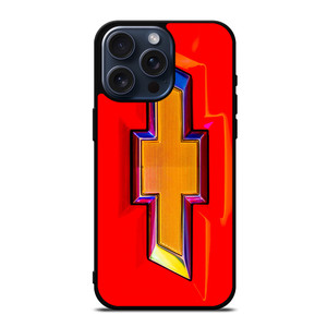 CHEVROLET GLOWING RED LOGO iPhone 15 Pro Max Case