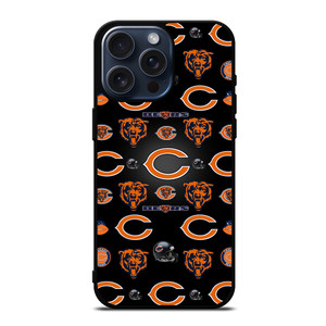 CHICAGO BEARS LOGO COLLAGE iPhone 15 Pro Max Case CHICAGO BEARS LOGO COLLAGE iPhone 15 Pro Max Case