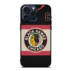 CHICAGO BLACKHAWKS FOOTBALL JERSEY iPhone 15 Pro Max Case CHICAGO BLACKHAWKS FOOTBALL JERSEY iPhone 15 Pro Max Case