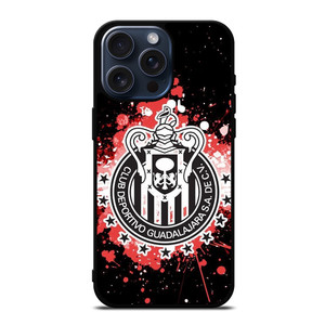 CHIVAS GUADALAJARA FC LOGO ART iPhone 15 Pro Max Case