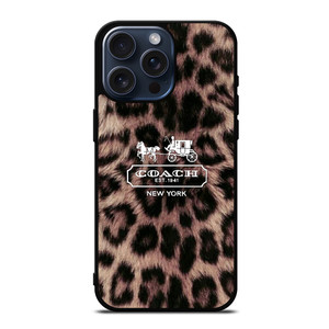 COACH NEW YORK LEOPARD iPhone 15 Pro Max Case