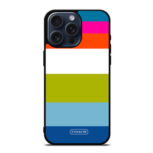 COACH NEW YORK STRIPE iPhone 15 Pro Max Case COACH NEW YORK STRIPE iPhone 15 Pro Max Case