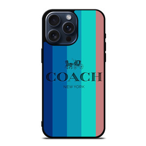 COACH NEW YORK STRIPES iPhone 15 Pro Max Case