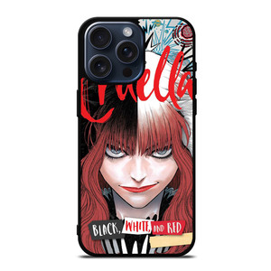 CRUELLA DEVILLE YOUNG DISNEY CARTOON iPhone 15 Pro Max Case