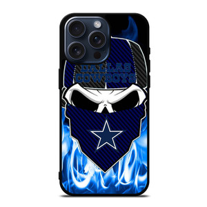 DALLAS COWBOYS SKULL BANDANA iPhone 15 Pro Max Case DALLAS COWBOYS SKULL BANDANA iPhone 15 Pro Max Case