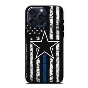 DALLAS COWBOYS THIN BLUE iPhone 15 Pro Max Case DALLAS COWBOYS THIN BLUE iPhone 15 Pro Max Case