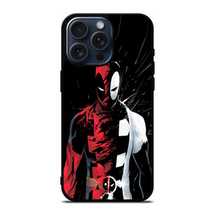 DEADPOOL BLACK IN BLACK WHITE iPhone 15 Pro Max Case DEADPOOL BLACK IN BLACK WHITE iPhone 15 Pro Max Case