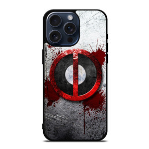 DEADPOOL RESOLUTION BLOOD MARVEL iPhone 15 Pro Max Case