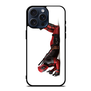 DEADPOOL SUPERHERO WITH A BOM iPhone 15 Pro Max Case DEADPOOL SUPERHERO WITH A BOM iPhone 15 Pro Max Case