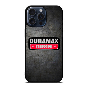 DURAMAX DIESEL LOGO METAL iPhone 15 Pro Max Case DURAMAX DIESEL LOGO METAL iPhone 15 Pro Max Case