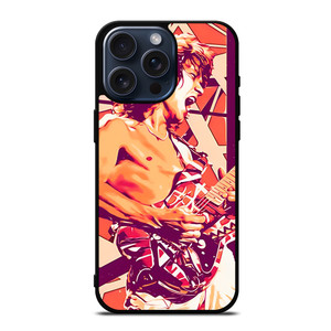EDDIE VAN HALEN POSTER iPhone 15 Pro Max Case EDDIE VAN HALEN POSTER iPhone 15 Pro Max Case