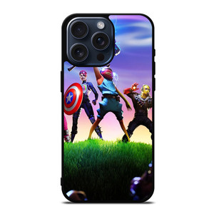 FORTNITE GAME X AVENGERS END GAME iPhone 15 Pro Max Case FORTNITE GAME X AVENGERS END GAME iPhone 15 Pro Max Case