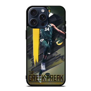 GIANNIS ANTETOKOUNMPO MILWAUKEE BUCKS iPhone 15 Pro Max Case GIANNIS ANTETOKOUNMPO MILWAUKEE BUCKS iPhone 15 Pro Max Case