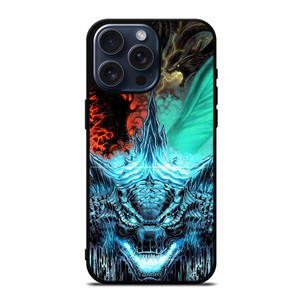 GODZILLA ART CARTOON iPhone 15 Pro Max Case
