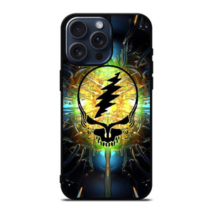 GRATEFUL DEAD SKULL ICON iPhone 15 Pro Max Case GRATEFUL DEAD SKULL ICON iPhone 15 Pro Max Case