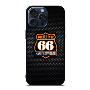 HARLEY DAVIDSON ROUTE 66 LOGO BADGE iPhone 15 Pro Max Case HARLEY DAVIDSON ROUTE 66 LOGO BADGE iPhone 15 Pro Max Case