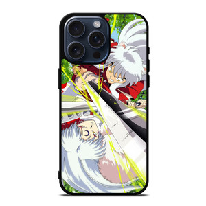 INUYASHA VS SESSHOMARU MANGA ANIME iPhone 15 Pro Max Case INUYASHA VS SESSHOMARU MANGA ANIME iPhone 15 Pro Max Case