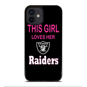 THIS GIRL LOVES THE RAIDERS iPhone 12 Mini Case THIS GIRL LOVES THE RAIDERS iPhone 12 Mini Case