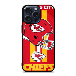 KANSAS CITY CHIEFS HELMET LOGO iPhone 15 Pro Max Case