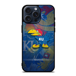 KANSAS JAYHAWKS iPhone 15 Pro Max Case KANSAS JAYHAWKS iPhone 15 Pro Max Case