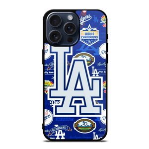 LA DODGERS LOGO 2 iPhone 15 Pro Max Case LA DODGERS LOGO 2 iPhone 15 Pro Max Case