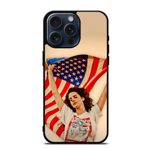 LANA DEL REY AMERICAN FLAG iPhone 15 Pro Max Case LANA DEL REY AMERICAN FLAG iPhone 15 Pro Max Case